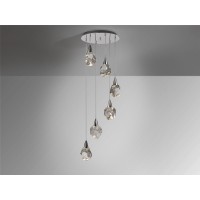 Люстра Aquaria 6L хром