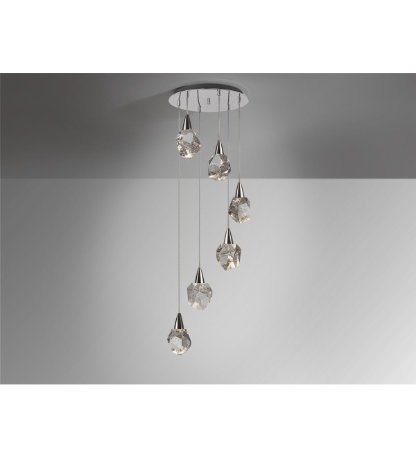 Люстра Aquaria 6L хром