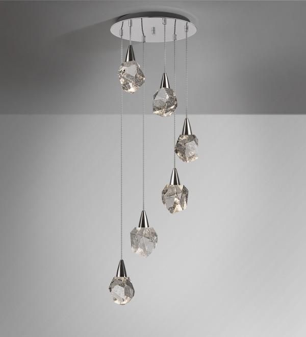 Люстра Aquaria 6L хром