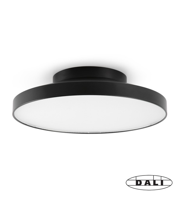 TAK Потолочный светильник 20W черный PRISM. 4000K CRI90 DALI