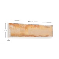 Абстрактная картина Selnar желтая 182 x 47 см