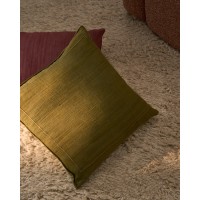 Brellet чехол для подушки из шелка зеленого цвета 45 x 45 см