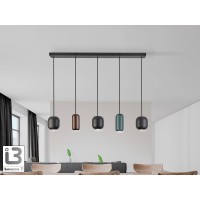 Люстра Nimes 5L разноцветная