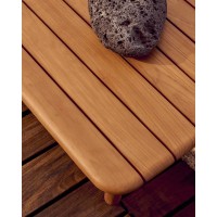 Журнальный столик Turqueta из массива тикового дерева, 70 x 70 см