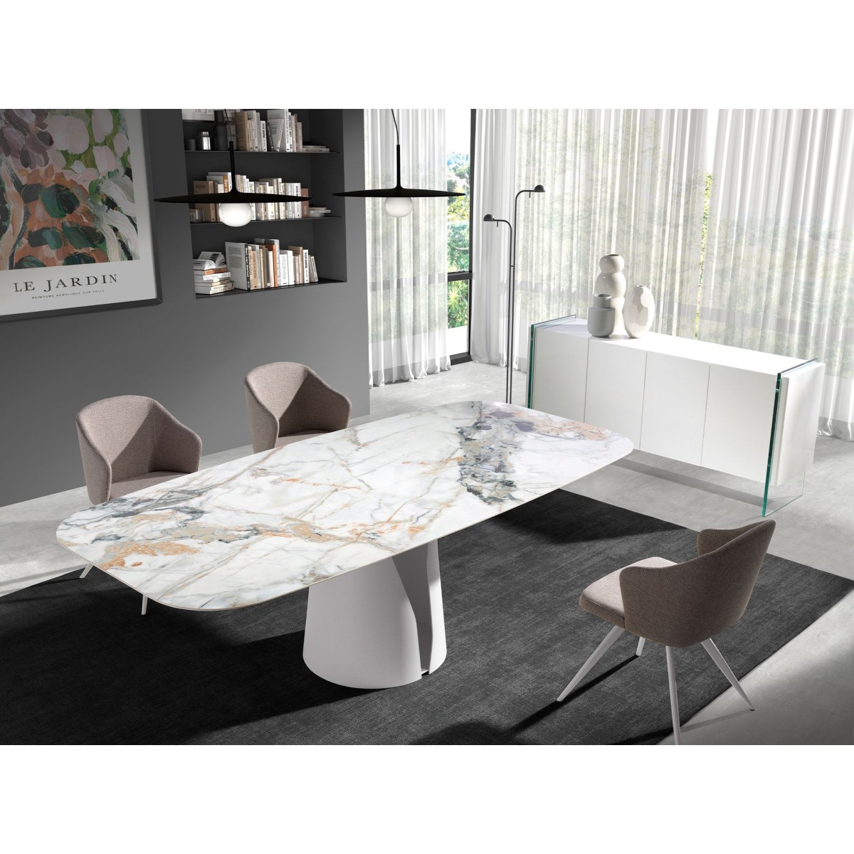 Сервант Calidez MI1319A-BLANCO /3058 белый