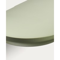Комплект из 2 полок Arely из МДФ с зеленым лаковым покрытием, 35 см/55 см