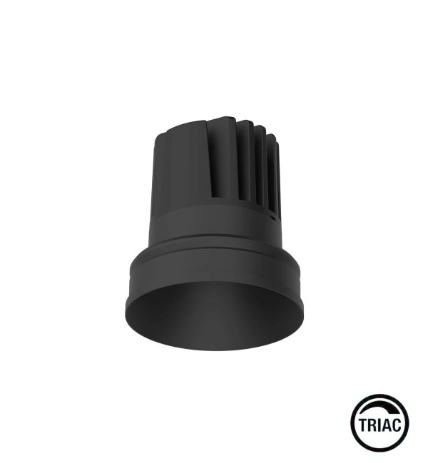 Встраиваемый светильник ELIOS FIJO IP20 10W черный 15є 2700K TRIAC