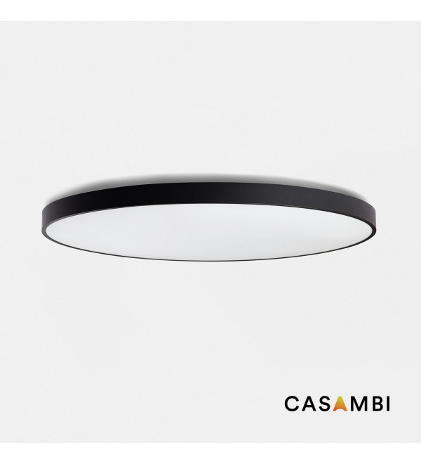Потолочный светильник Domio Ш1000 95W черный OPAL 3000K CRI80 CASAMBI