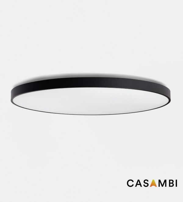 Потолочный светильник Domio Ш1000 95W черный OPAL 3000K CRI80 CASAMBI