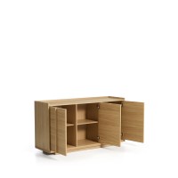 Комод Onix с отделкой из дубового шпона натурального оттенка, 150 x 80 см