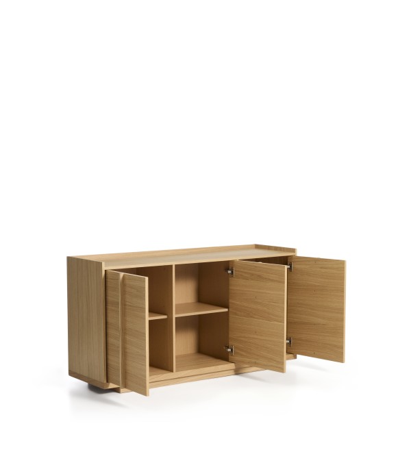 Комод Onix с отделкой из дубового шпона натурального оттенка, 150 x 80 см