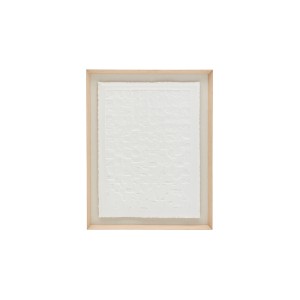 Tuk Картина из папье-маше белая 90 x 70 см