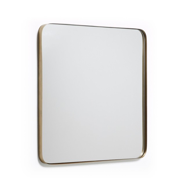 Зеркало Marcus 60x60 золотое
