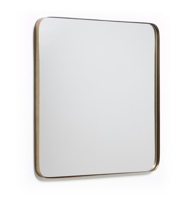 Зеркало Marcus 60x60 золотое