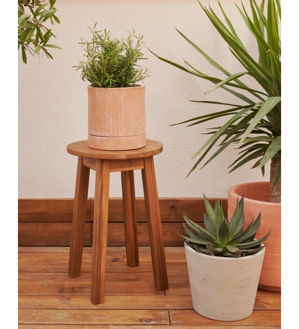Amel Уличный табурет из массива дерева акации
