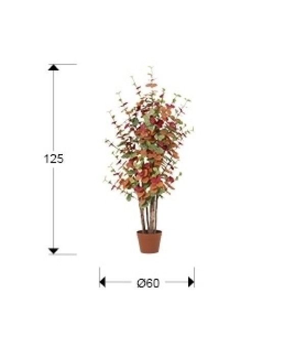 Eucalipto color h120 Искусственное растение