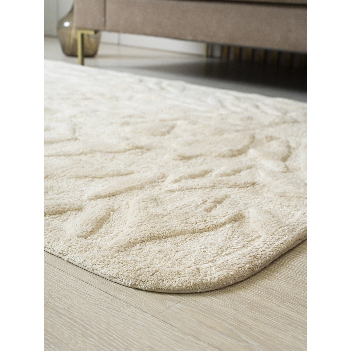 Хлопковый ковер Lillaland Sankofa natural 60*90
