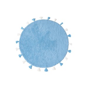 Хлопковый ковер Lillaland COLORFUL BLUE D140