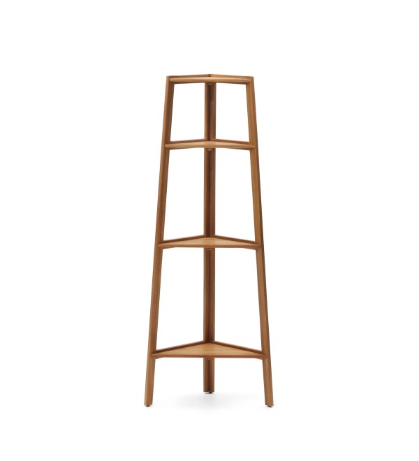 Victora Уличный стеллаж из массива акации 42 x 150 см