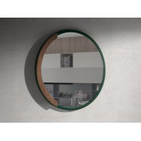 Зеркало настенное 3247/CPMR37 в раме из черной стали