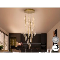 Люстра Velas 9L золотая DIM
