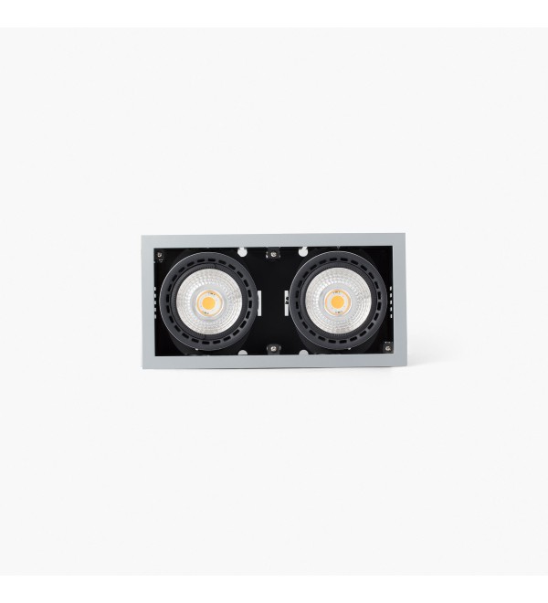 Встраиваемый светильник mini Colin-2 серый LED 36-50W 4000K 56°