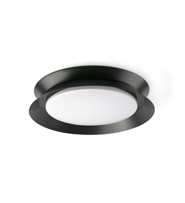 Потолочный светильник TENDER черный LED 24W 2700K