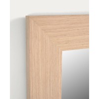 Зеркало Yvaine натуральная отделка в широкой раме 80 x 180 cm