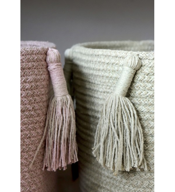 Корзина Древесный оливковая 30*30