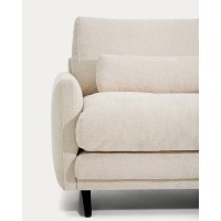 3-местный диван Veliro из синели бежевого цвета 240 см