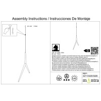 9357+9220 (1L) Подвесной светильник MANTRA ARRECIFE