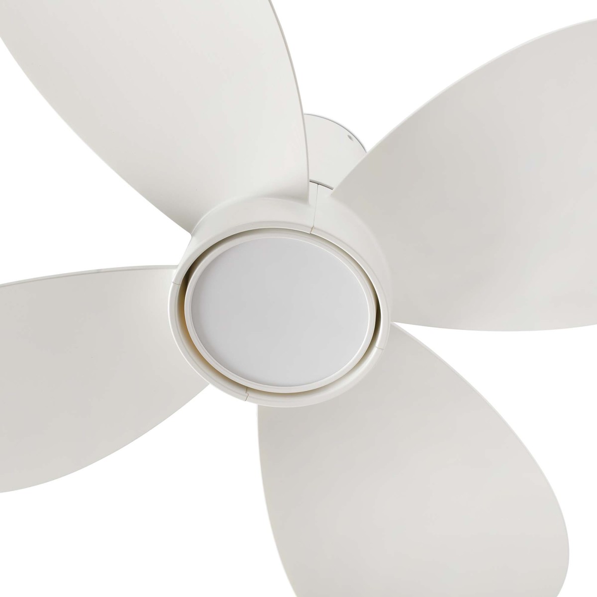 Потолочный вентилятор KLOVER S Ш800MM белый 4P 18W LED CCT DIM TUYA