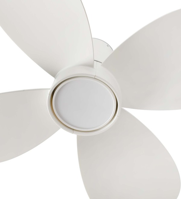 Потолочный вентилятор KLOVER S Ш800MM белый 4P 18W LED CCT DIM TUYA