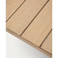 Журнальный столик Ambra из массива акации со светлой отделкой 82,5 x 82,5