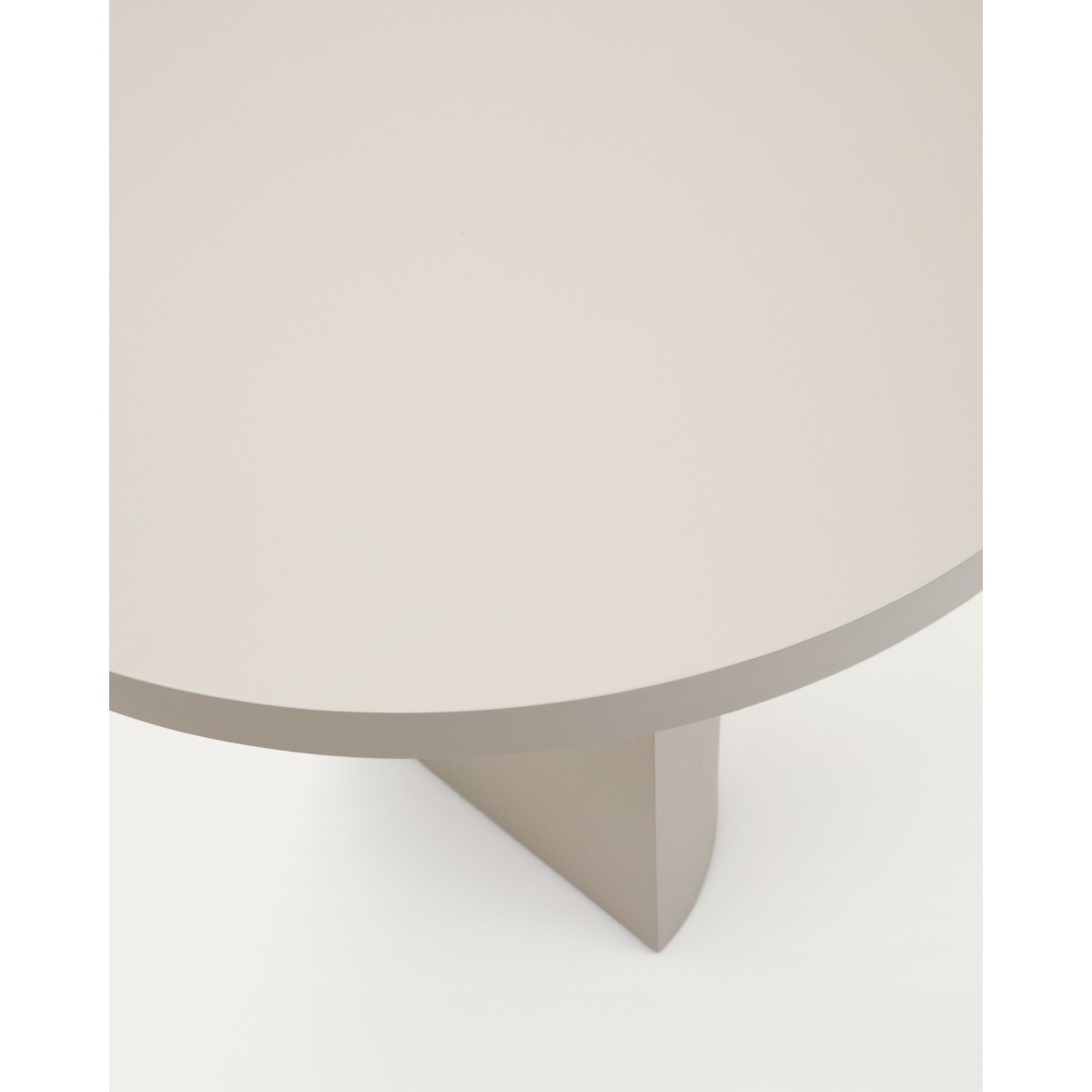 Стол Nealy из лакированного МДФ в отделке экрю, 200 x 100