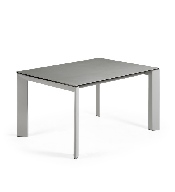 Стол Atta 140 (200) x90 керамика серый