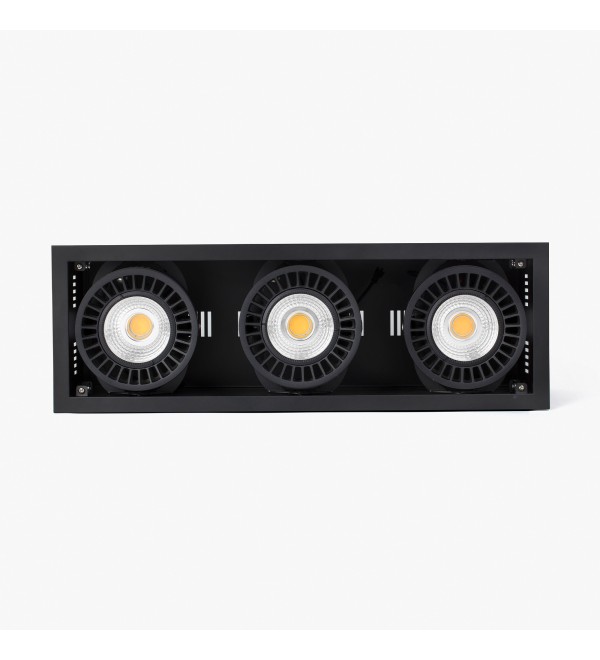 Colin-3 Черный встраиваемый светильник CRI95 72-108W 2700K 20°