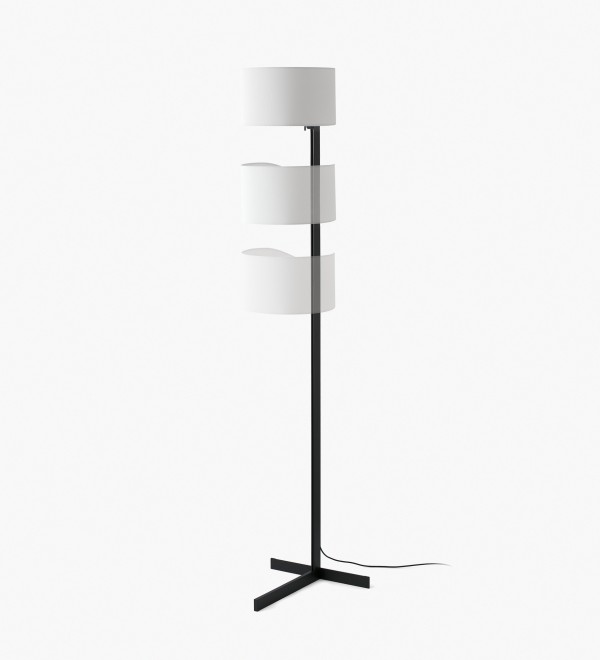 Торшер Stand Up черного и белого цвета E27 20W