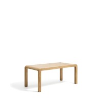 Раздвижной стол Erisia из массива дуба с натуральной отделкой, 180 (230) x 90 см