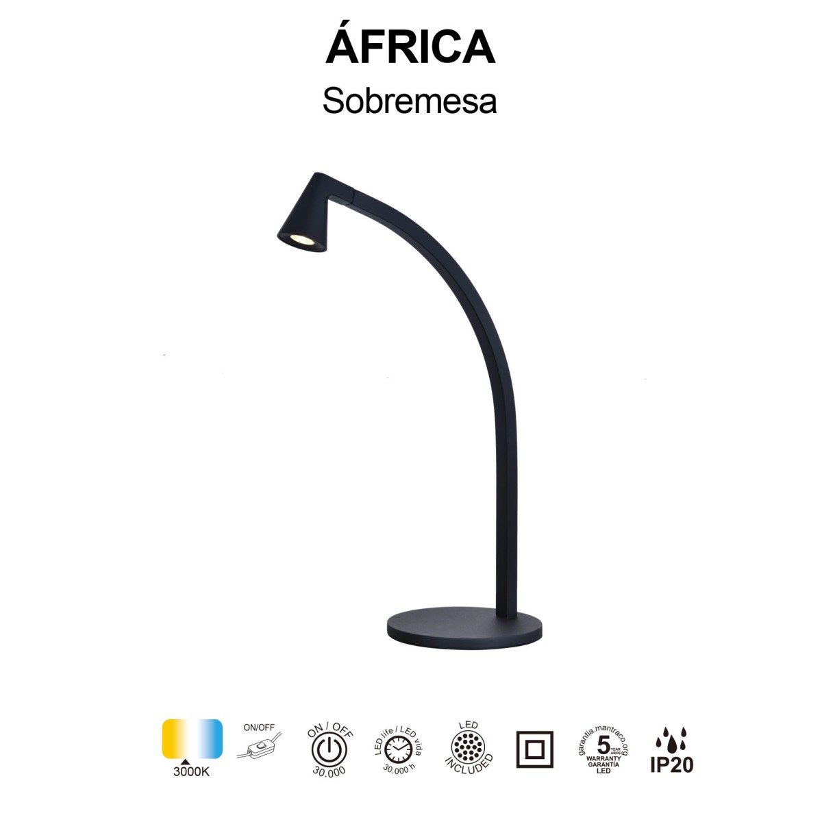 9415 Настольная лампа MANTRA AFRICA