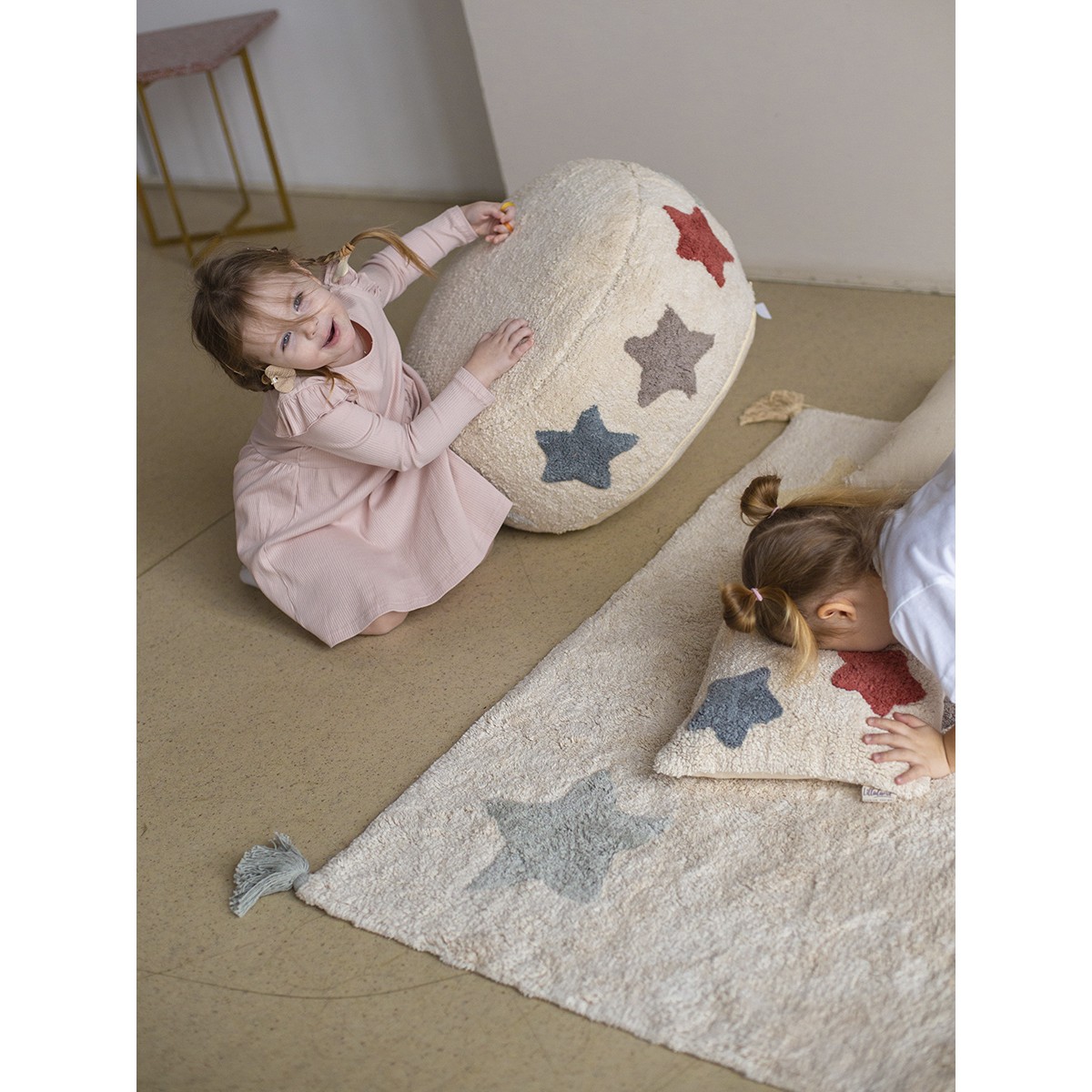 Хлопковый ковер Lillaland VINTAGE STARS 120*180