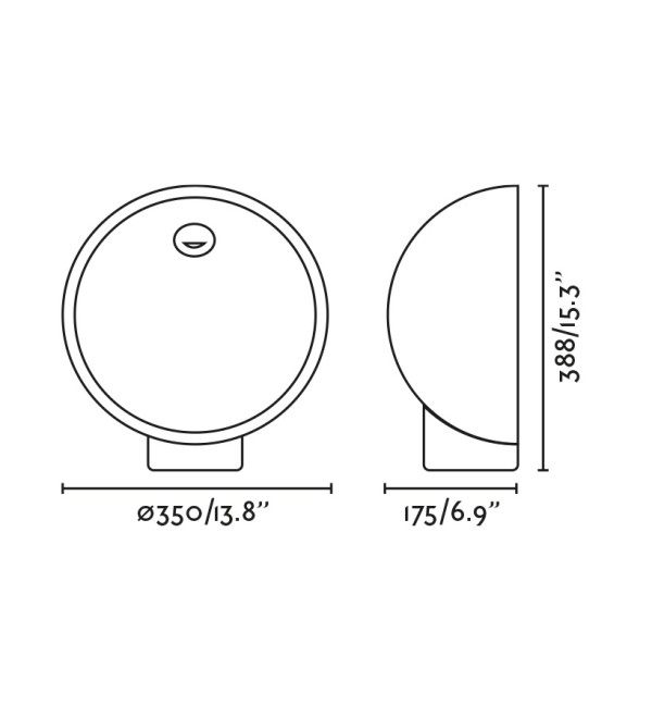 Маяк GAIA темно-серый LED 6W 2700K