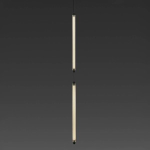 Подвесной светильник LUMINA 600 2L COLGANTE черный LED 24W 2200K
