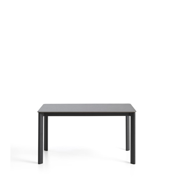 Уличный стол Anafi с графитовой столешницей из спеченного камня, 140 x 80 см