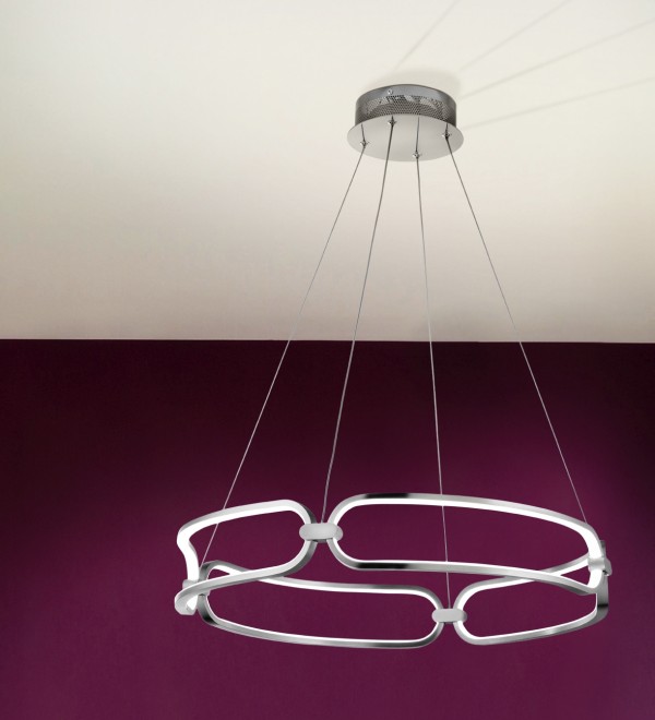 Подвесной светильник Colette LED хром 60Ø 