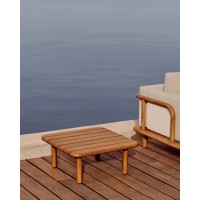 Журнальный столик Turqueta из массива тикового дерева, 70 x 70 см