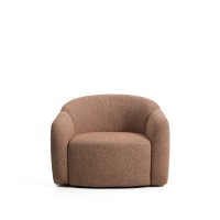 Кресло Corvena из терракотового шенилла, 98 см