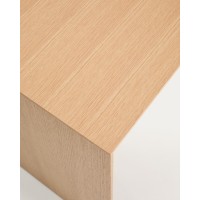 Письменный стол из дубового шпона Litto, 140 x 60 см