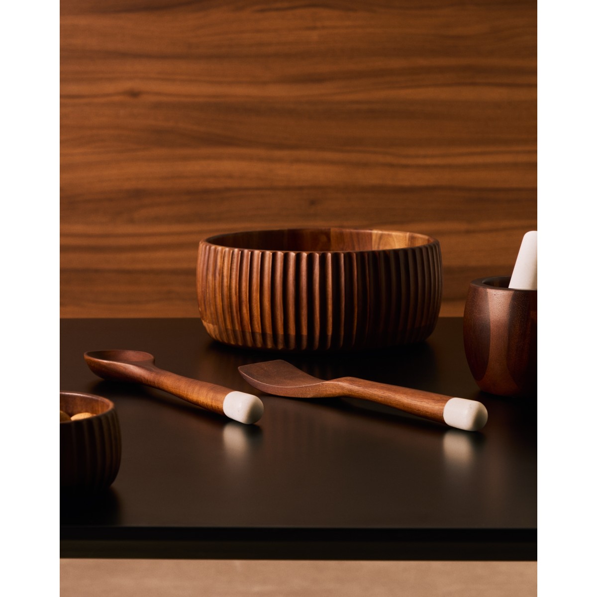 Лопатка в форме ложки Tori из акации FSC
