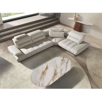 Консоль 3284 из керамики в мраморной отделке и ореха